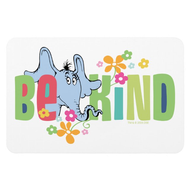 Imán Dr. Seuss Horton Hears A Who | Sé amable (Horizontal)