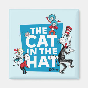 Imán Dr. Seuss Logotipo del Gato en el Sombrero - Per