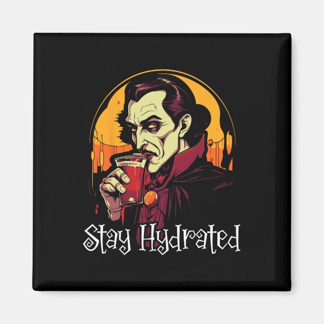 Imán Drácula Halloween Terror O Vamp Espeluznante (Frente)