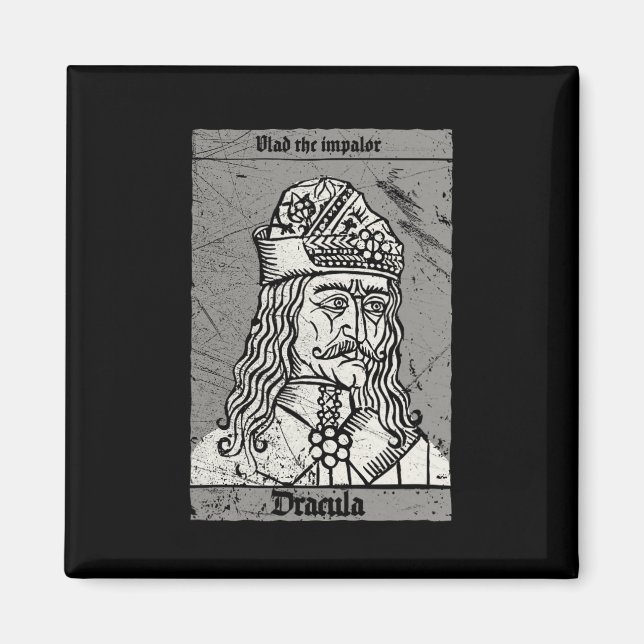 Imán Drácula oculto - Vlad El vampiro de terror más imp (Frente)