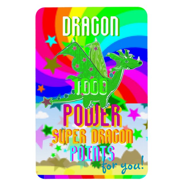 Imán Dragon 1000 Power Super Dragon Points para ti! (Vertical)