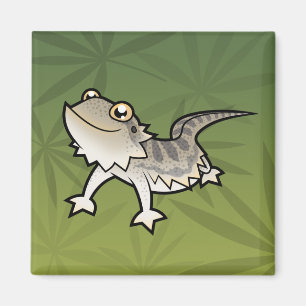 Imán Dragón barbudo del dibujo animado/dragón de Rank