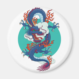 Imán Dragón chino