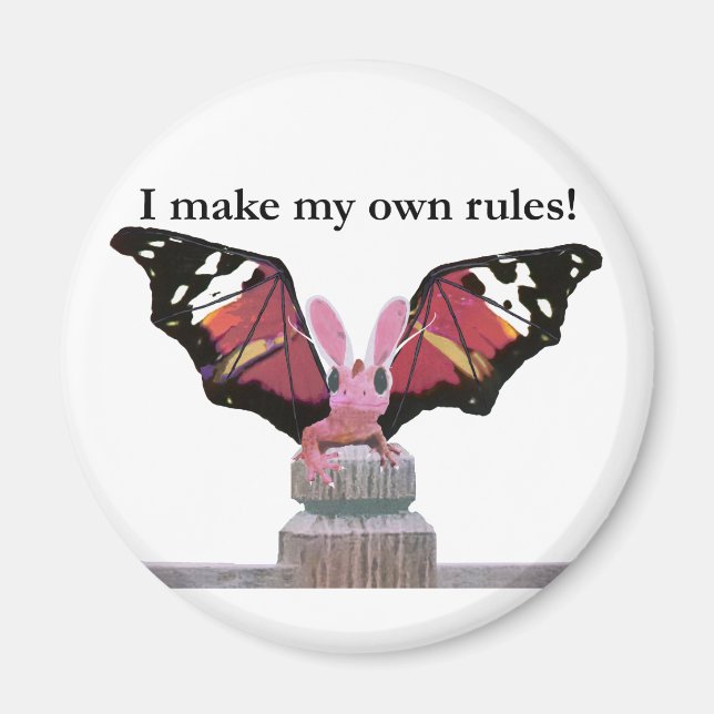 Imán Dragón con orejas conejitas (Frente)