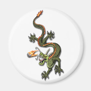 Imán dragón con perla