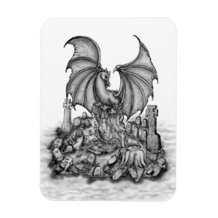 Imán Dragón con zombi