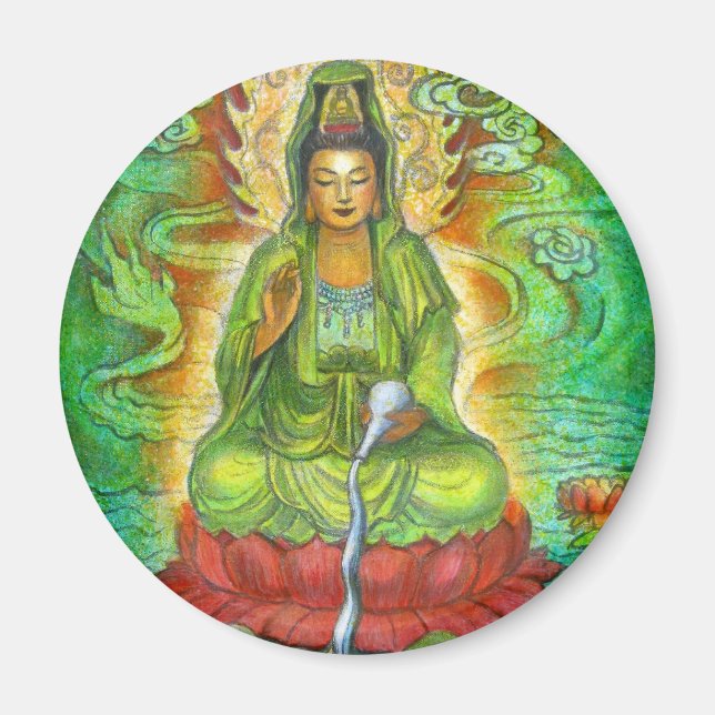 Imán "Dragón de agua" Kuan Yin Magnet (Frente)