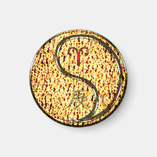 Imán Dragón de Aries y Fuego