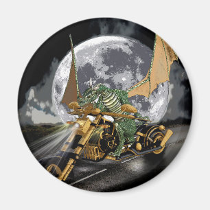 Imán Dragón de carreras de arrastre y arte de fantasía
