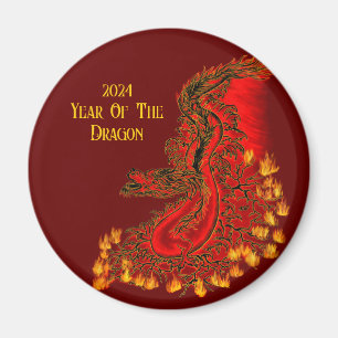 Imán Dragón De China, 2024 Año Del Dragón