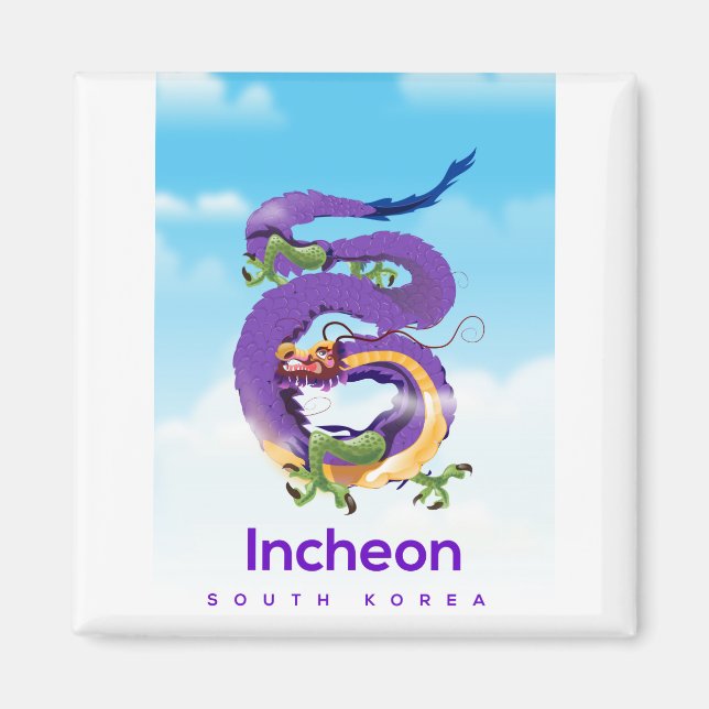 Imán Dragón de Corea del Sur (Frente)