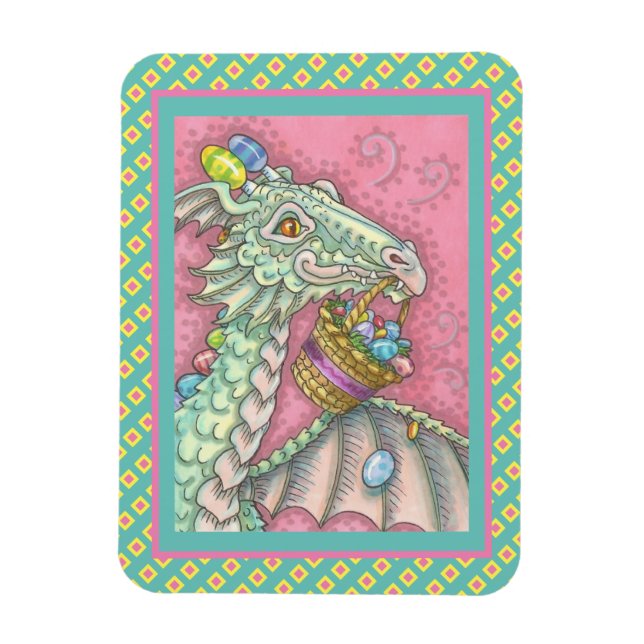 IMÁN DRAGÓN DE HUEVOS ORIENTALES, PRIMAVERA FANTASY MAG (Vertical)