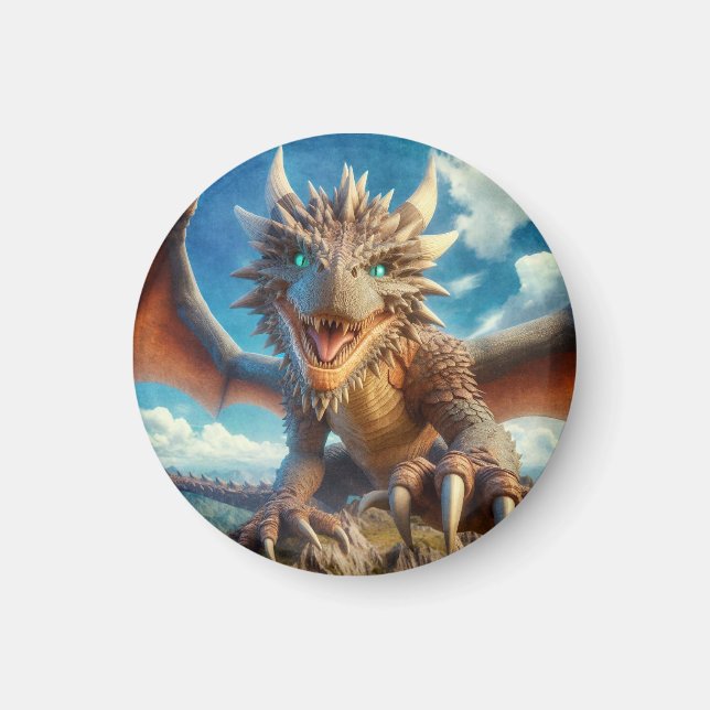 Imán Dragón de montaña (Frente)