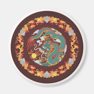 Imán Dragón de Swirling