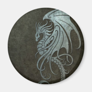 Imán Dragón de vuelo de acero industrial - derecho