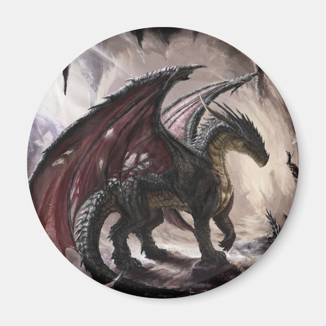 Imán Dragón En Cueva (Frente)