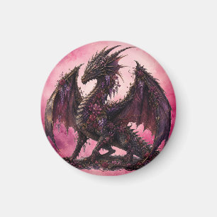 Imán Dragón Flor Dragón de Fantasía Botánica