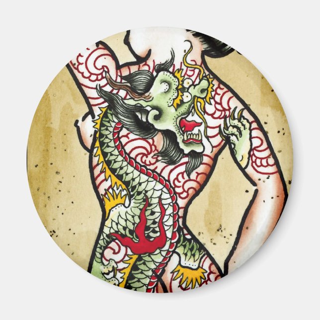 Imán "Dragon Geisha" (Frente)