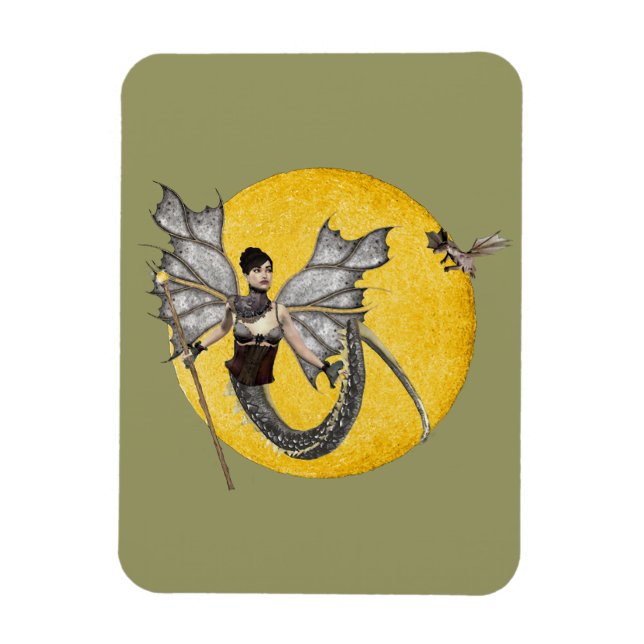 Imán Dragon Goddess Vinyl Magnet (Vertical)
