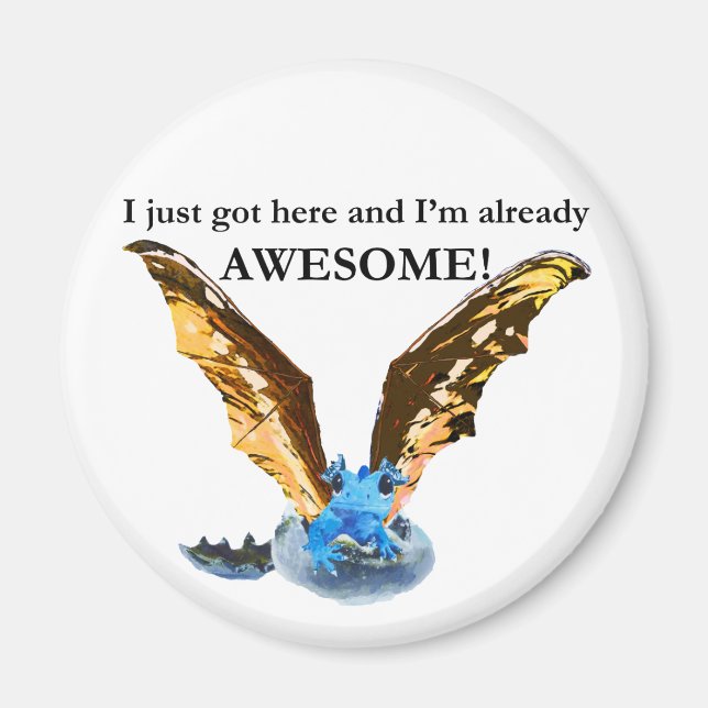 Imán Dragon Hatching (Frente)