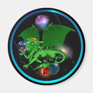 Imán Dragón-Imanes verdes del universo