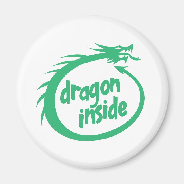 Imán Dragon Inside (Frente)
