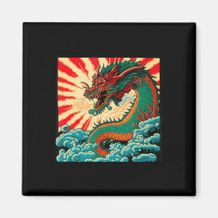 Imán Dragón japonés anima a Japón el tatuaje de los dra
