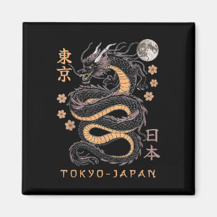 Imán Dragón japonés Tokio Japón años 80 Ani mítico asiá