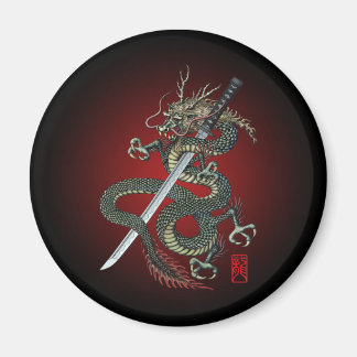 Imán Dragon katana