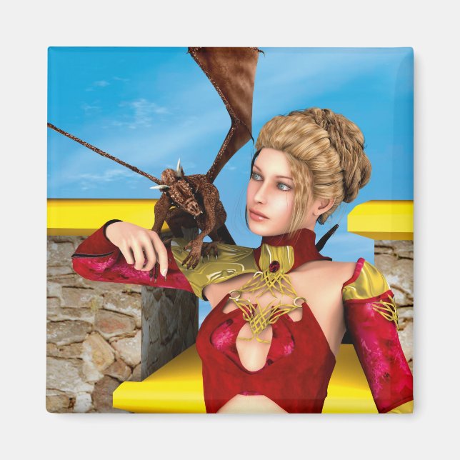 Imán Dragon Lady (Frente)