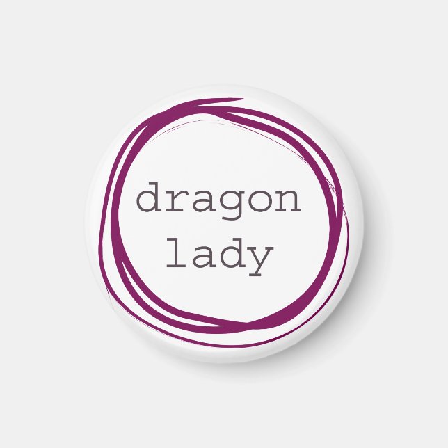 Imán Dragon Lady (Frente)
