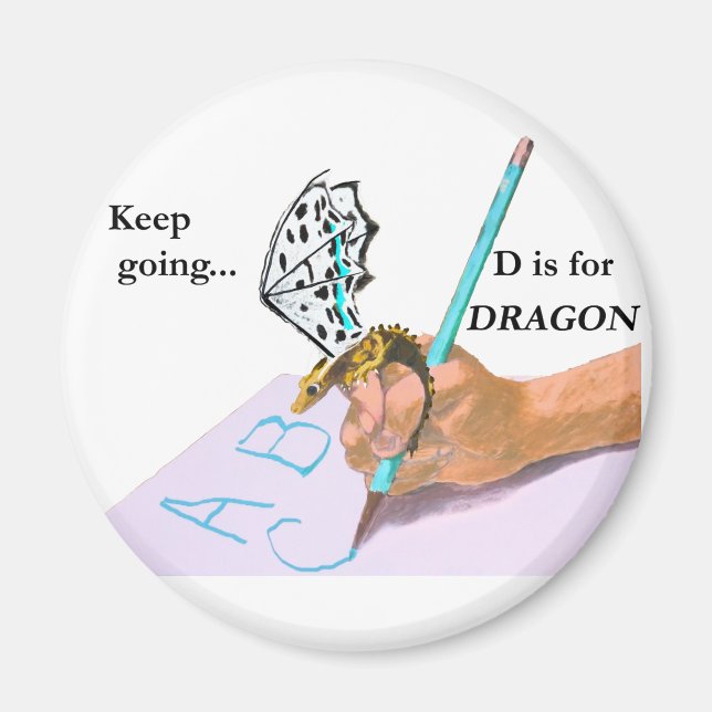 Imán Dragon Look ABC (Frente)