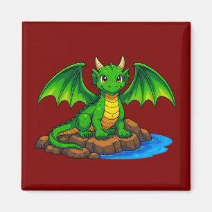 Imán Dragón medieval mágico