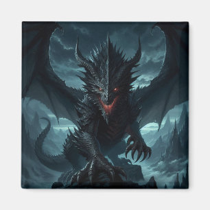 Imán Dragón medieval oscuro