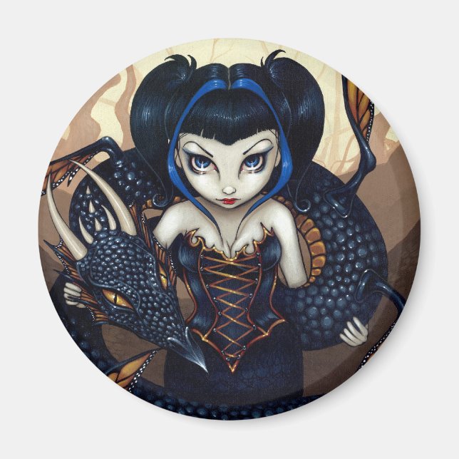 Imán "Dragón oscuro" (Frente)