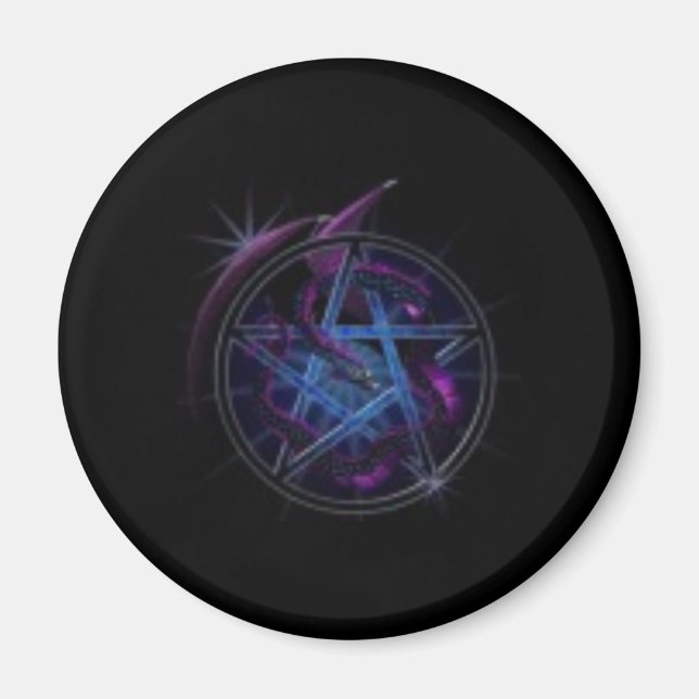 Imán Dragon Pentacle (Frente)