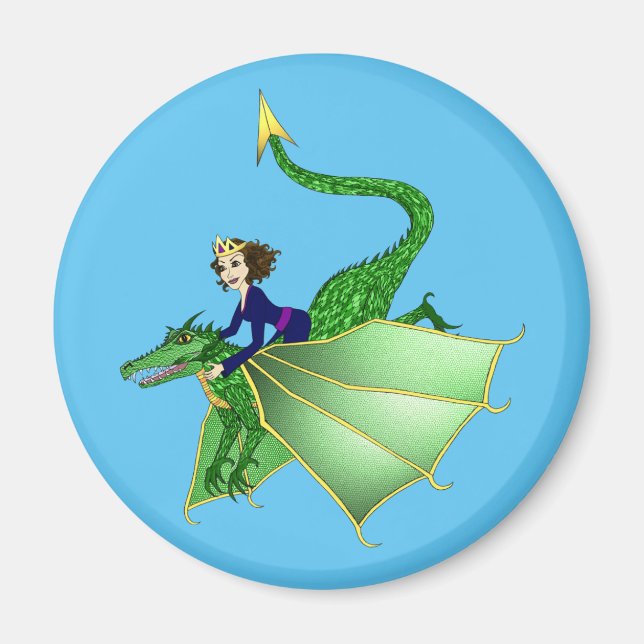 Imán Dragon Princess Magnet (Frente)