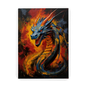 Imán Dragón respiratorio de fantasía