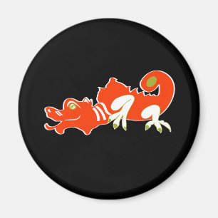 Imán Dragón rojo
