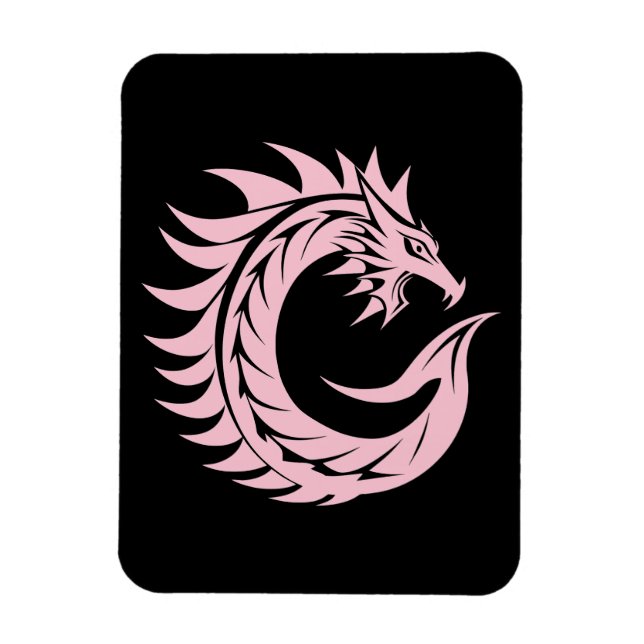 Imán Dragon Styled Letter C, Dragon Alphabet, Monogram (Vertical)
