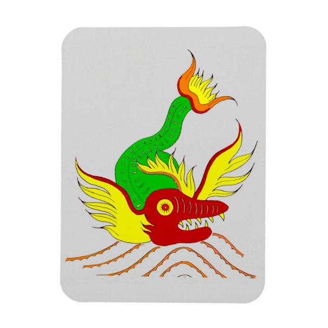 Imán dragón temible (Vertical)