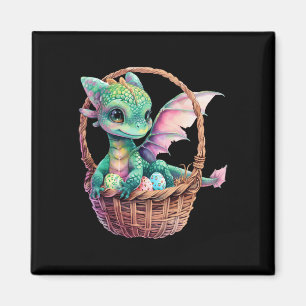 Imán Dragón verde dulce caza de huevos de pascua amor d