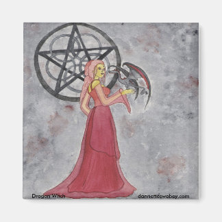 Imán Dragon Witch Magnet