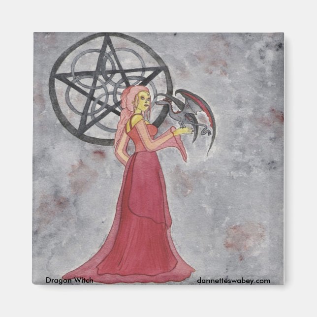 Imán Dragon Witch Magnet (Frente)
