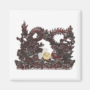 Imán Dragón y Phoenix de Feng Shui