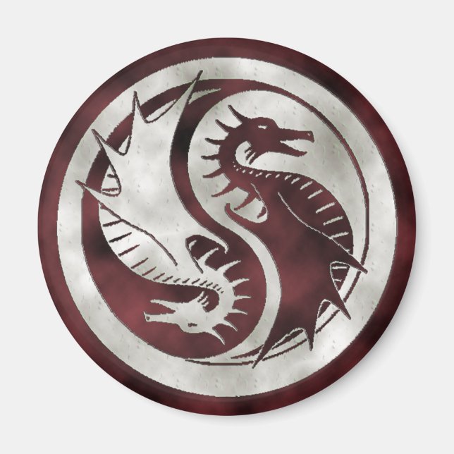 Imán Dragon Yin Yang (Frente)