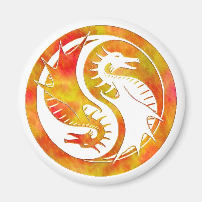 Imán Dragon Yin Yang (Frente)