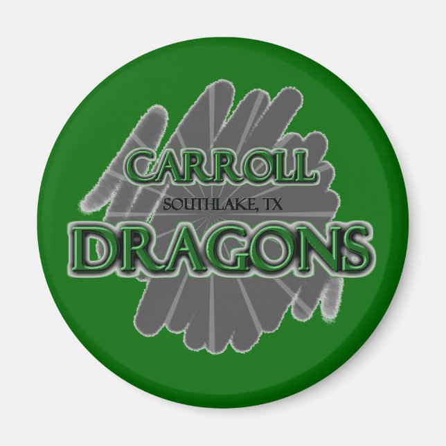 Imán Dragones Carroll Southlake - Southlake, TX (Frente)