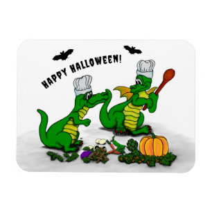 Imán Dragones - ¡Feliz Halloween! Hoy cocinaré