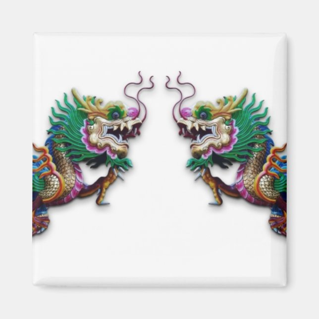 Imán Dragones gemelos (Frente)